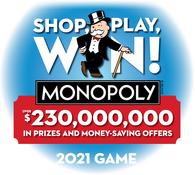 2019 safeway monopoly rare pieces